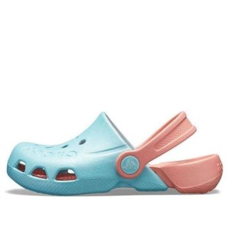 Crocs (GS) Electro Back Strap Rund Toe Clogs ”Blue Pink” 10400-4JF