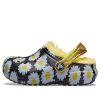 Crocs (GS) Fodrade Vacay Vibes träskor ”Black Daisy” 207318-0ZI