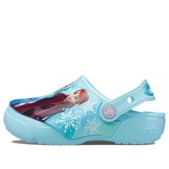 Crocs (GS) Fun Lab Disney Frozen II träskor ”Sky Blue” 207465-03