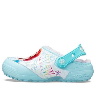 Crocs (GS) Fun Lab Disney Little Mermaid träskor ”Sky Blue White” 206281-4O9