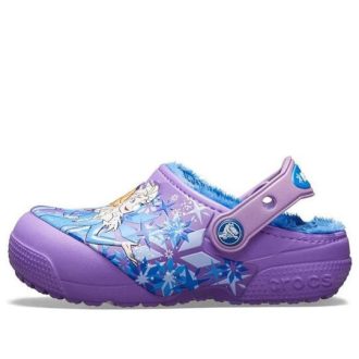 Crocs (GS) Fun Lab Fodrade frysta träskor ”Purple Blue” 205292-510