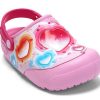 Crocs (GS) Fun Lab Heart Lights Träskor ”Pink Blue” 205648-6I2
