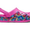 Crocs (GS) Fun Lab Multi Butterfly Band Light Clogs ”Pink Blue” 206158-6QQ