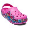 Crocs (GS) Fun Lab Multi Butterfly Band Light Clogs ”Pink Blue” 206158-6QQ