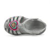 Crocs (GS) Isabella Glitter Flat Sandals ”Grey Silver” 205038-040