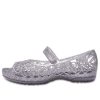 Crocs (GS) Isabella Glitter Peep Toe Sandaler ”Silver” 202602-040
