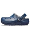 Crocs (GS) Klassisk fodrad glitterträsko ”Blå” 207010-459