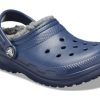 Crocs (GS) Klassisk fodrad glitterträsko ”Blå” 207010-459