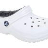 Crocs (GS) Klassisk fodrad träsko ”Vit” 207010-10M