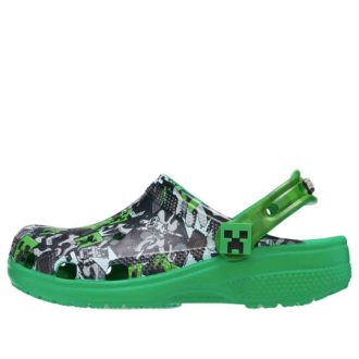 Crocs (GS) Klassisk träsko ”Minecraft Black Green” 208320-90H