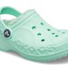 Crocs (GS) Klassiska Baya-fodrade träskor ”Mint” 205977-3TI