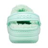 Crocs (GS) Klassiska Baya-fodrade träskor ”Mint” 205977-3TI