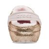 Crocs (GS) Klassiska fodrade glitterträskor ”Gold Pink” 207462-2UB