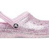 Crocs (GS) Klassiska fodrade glitterträskor ”Pink” 207463-6S0
