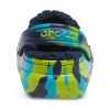 Crocs (GS) klassiska fodrade marmorerade träskor ”Blue Tie Dye” 207238-4HQ