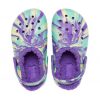 Crocs (GS) klassiska fodrade marmorerade träskor ”Neon Purple Multi” 207238-573