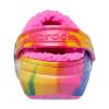 Crocs (GS) klassiska fodrade TieDye grafiska träskor ”Blue Pink” 206683-6RW