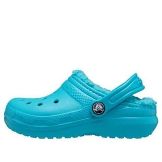 Crocs (GS) Klassiska fodrade träskor ”Blå” 203506-4SL