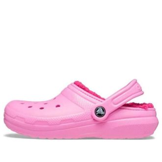 Crocs (GS) Klassiska fodrade träskor ”Taffy Pink” 207010-6SW