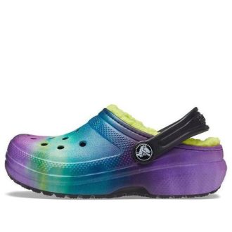 Crocs (GS) klassiska fodrade ur världen träskor ”Multi-Color” 207322-0GU