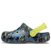 Crocs (GS) Klassiska klassiska tryckta träskor ”Charcoal Citrus Croslite” 205813-00T