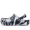 Crocs (GS) Klassiska marmorerade träskor ”Black White” 207002-103