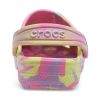 Crocs (GS) Klassiska marmorerade träskor ”Pink Yellow” 207002-6SO