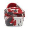 Crocs (GS) Klassiska marmorerade träskor ”White Red Grey” 207002-884