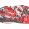 Crocs (GS) Klassiska marmorerade träskor ”White Red Grey” 207002-884