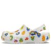 Crocs (GS) Klassiska säsongstryck träskor ”White Multi” 207345-94S