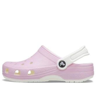 Crocs (GS) Klassiska terrängträskor ”Pink White” 209158-6S0