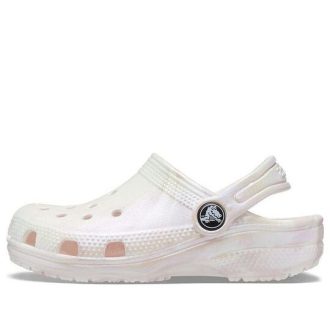 Crocs (GS) Klassiska träskor ”Marble White Pink” 207364-6PS