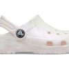 Crocs (GS) Klassiska träskor ”Marble White Pink” 207364-6PS