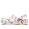 Crocs (GS) Klassiskt teckentryck Clog K ”White Red Blue” 209695-9CD