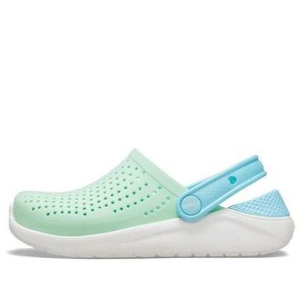 Crocs (GS) LiteRide träskor ”Neo Mint White” 205964-3TM