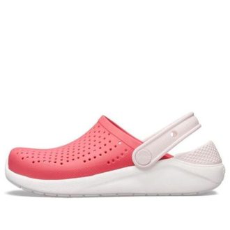 Crocs (GS) LiteRide Träskor ”White Pink” 205964-6EW