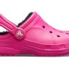 Crocs (GS) Ralenfodrade träskor ”Candy Pink Black” 16245-6X1