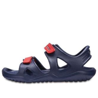 Crocs (GS) Swiftwater River Sandals ”Navy Red” 204988-4BA