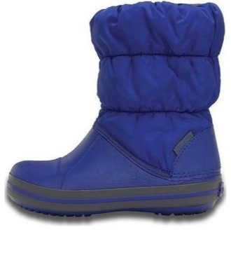 Crocs (GS) Winter Puff Boots ”Blue” 14613-4BH