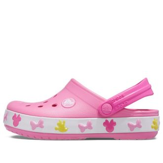 Crocs (GS) x Disney Musse Pigg och Minnie Mouse träskor ”Pink White” 206800-04