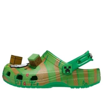 Crocs (GS) x Minecraft Elevated Lightweight Clog ”Green” 208473-90H