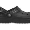 Crocs Håller sig Varma Slitstarka Mysig Sport Unisex Svarta Sandaler 204563-060 Crocs Håller sig Varma Slitstarka Mysig Sport Unisex Svarta Sandaler 204563-060