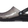 Crocs Jelly Crocs Transparent Black Unisex Sandaler 206908-001