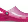 Crocs Jelly Crocs Transparent Röda Unisex-sandaler 206908-6X0
