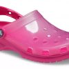 Crocs Jelly Crocs Transparent Röda Unisex-sandaler 206908-6X0