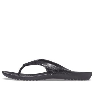Crocs Kadee II Light Cozy flip-flops unisex svart 207314-001