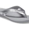 Crocs Kadee II Minimalistic Cozy Sports Tofflor Unisex Silver 207314-040