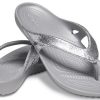 Crocs Kadee II Minimalistic Cozy Sports Tofflor Unisex Silver 207314-040
