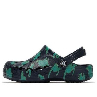 Crocs Kids Crocs Klassisk träsko Sportsandaler ”Green Black” 207017-4HQ