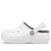 Crocs Kids Crocs Klassisk träsko Sportsandaler ”White Grey” 203506-10M Crocs Kids Crocs Klassisk träsko Sportsandaler ”White Grey” 203506-10M